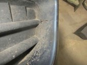 Replacement front bumper for Fiat Idea (135) 1.9 JTD CAT OEM IAM reference BLUE 