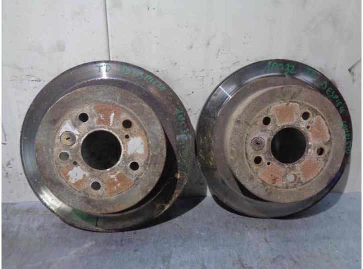 Recambio de disco freno trasero para toyota rav 4 (a2) 2.0 turbodiesel cat referencia OEM IAM 