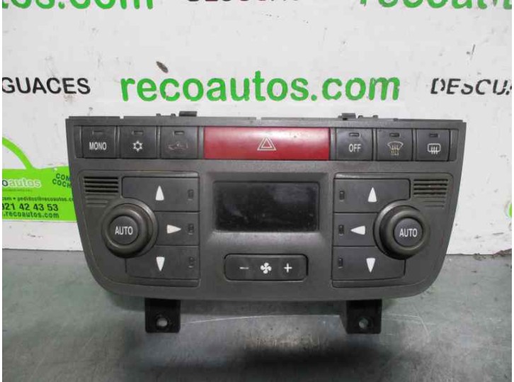 Recambio de mando climatizador para fiat idea (135) 1.9 jtd cat referencia OEM IAM 735377258 A83005800 