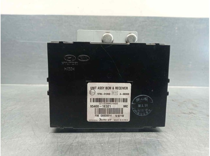 Recambio de centralita inmovilizador para hyundai accent (mc) 1.6 16v cat referencia OEM IAM 954001E321 97RA012033 