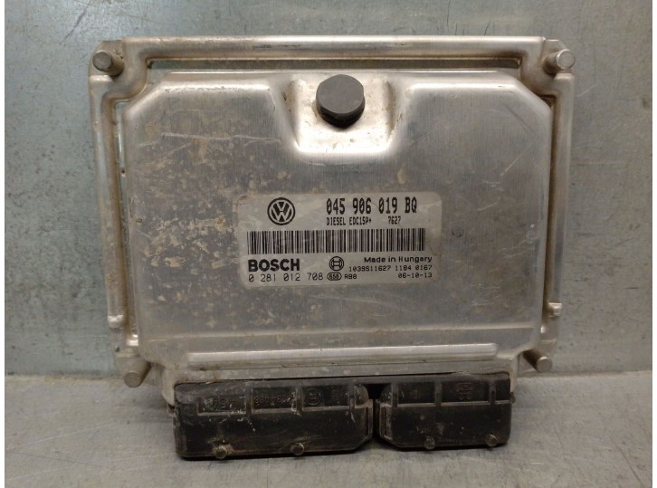 Replacement engine control unit (ECU) for Seat Ibiza (6L1) 1.4 TDI OEM IAM reference 045906019BQ 0281012708 BOSCH