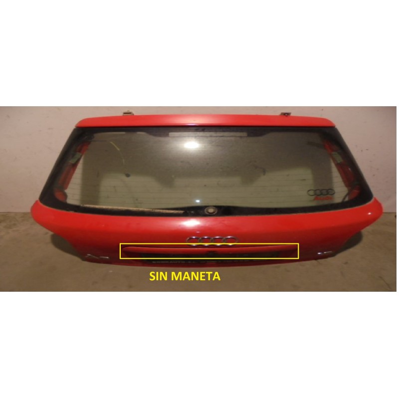 Recambio de porton trasero para audi a3 (8l) 1.8 20v referencia OEM IAM 8L0827023 ROJO 3 PUERTAS