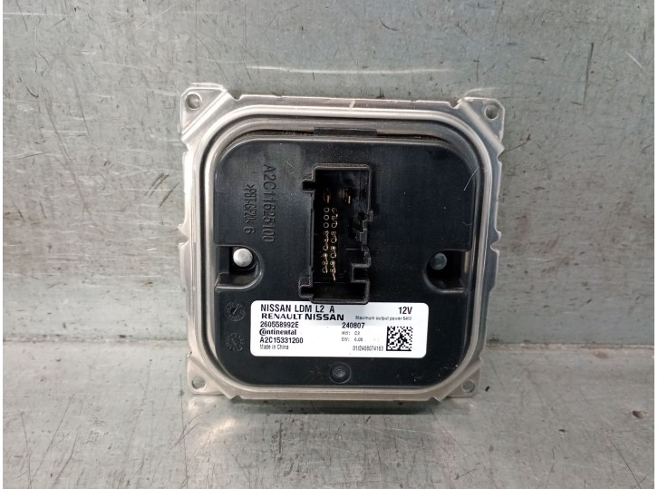 Recambio de centralita faros xenon para nissan juke (f16_) dig-t 117 referencia OEM IAM 260558992E 260558992E A2C15331200 CONTIN