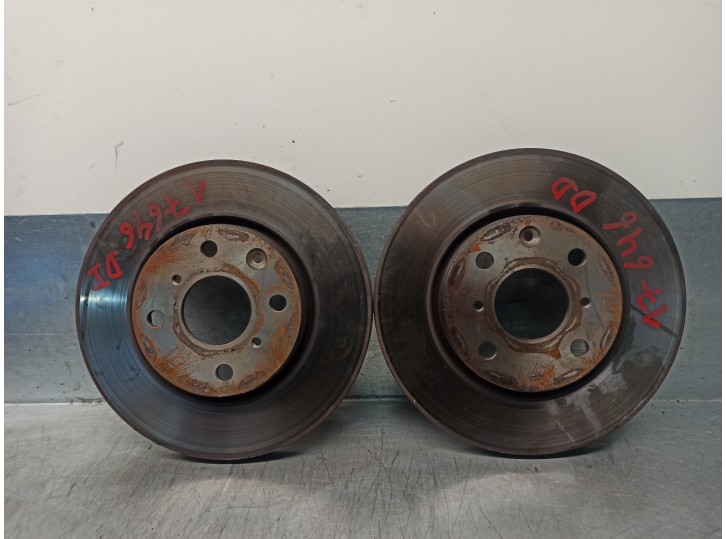 Recambio de disco freno delantero para toyota aygo (kgb/wnb) 1.0 cat referencia OEM IAM 435120H020  