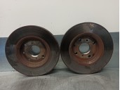 Replacement front brake disc for Toyota Aygo (KGB/WNB) 1.0 CAT OEM IAM reference 435120H020 