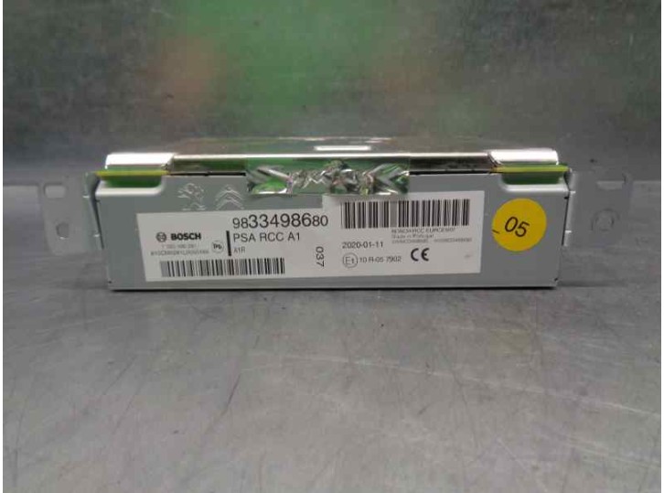 Replacement GPS navigation system for Citroën C4 Cactus 1.5 Blue-HDi FAP OEM IAM reference 9833498680 