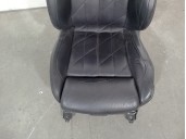 Recambio de asiento delantero izquierdo para infiniti fx 3.7 v6 cat referencia OEM IAM 873001CH0B CUERO NEGRO 5 PUERTAS