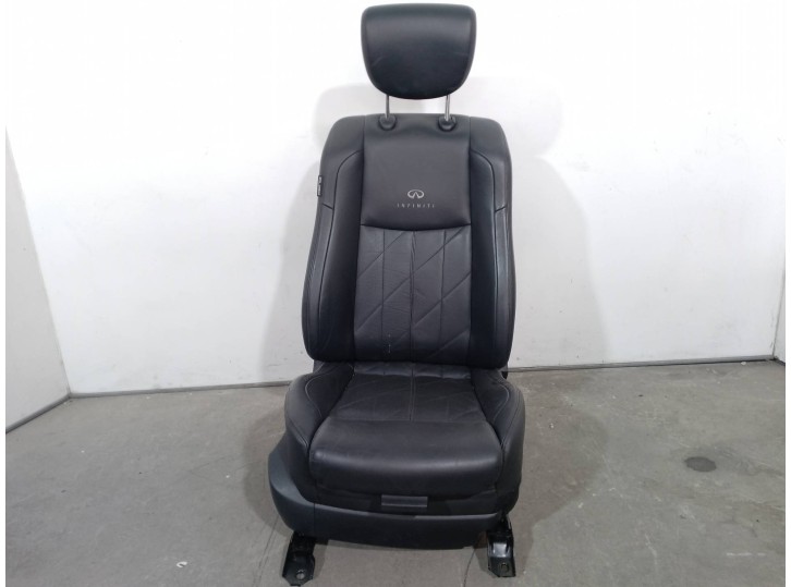 Replacement front right seat for Infiniti FX 3.7 V6 CAT OEM IAM reference 873001CH0B BLACK LEATHER 5 DOORS
