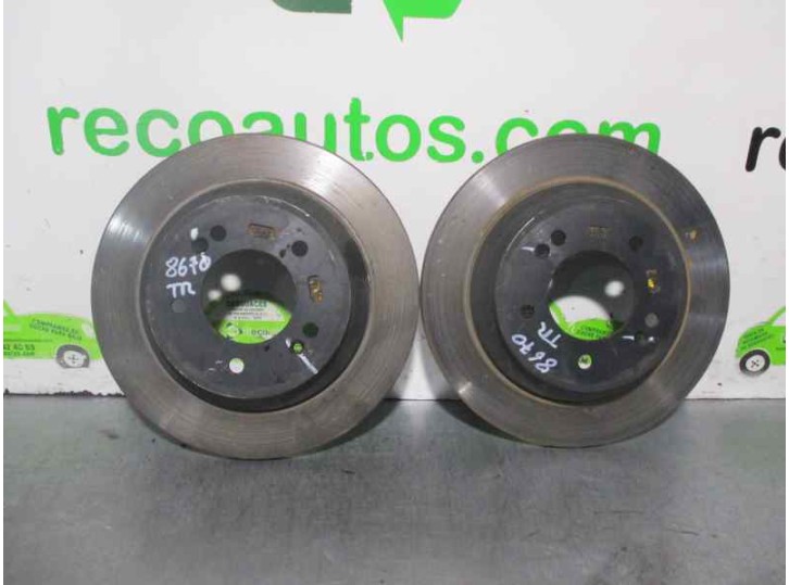 Recambio de disco freno trasero para kia carens ( ) 1.6 gdi cat referencia OEM IAM 