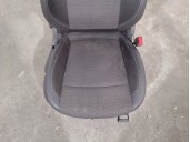 Replacement front right seat for Opel Astra K saloon 5-door 1.6 CDTi DPF OEM IAM reference 39021712 BLACK FABRIC AND LEATHER 