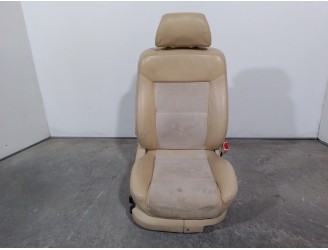 Replacement front right seat for Volkswagen Passat Variant (3B6) 2.5 V6 TDI OEM IAM reference 4869611 BEIGE LEATHER 5 DOORS