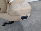 Replacement front right seat for Volkswagen Passat Variant (3B6) 2.5 V6 TDI OEM IAM reference 4869611 BEIGE LEATHER 5 P