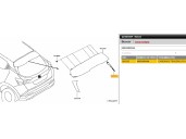 Recambio de molduras traseras para nissan juke (f16_) dig-t 117 referencia OEM IAM 960326PA0A 960326PA0A 