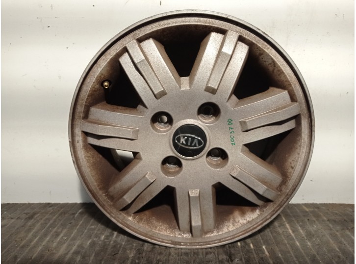 Recambio de llanta para kia carens 2.0 turbodiesel cat referencia OEM IAM K9965R66050 R15X6JJ-45 ALUMINIO 7P