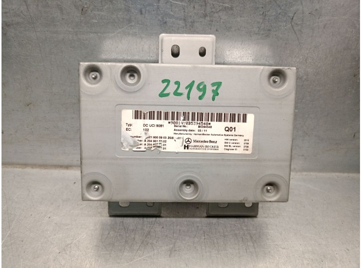 Recambio de modulo electronico para mercedes-benz clase e coupé (c207) e 250 cdi / bluetec / d (207.303, 207.304) referencia OEM