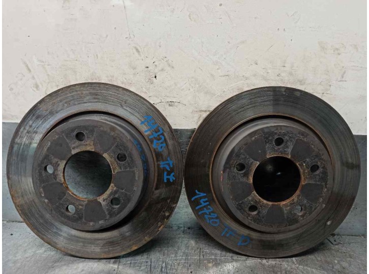 Recambio de disco freno trasero para mazda 3 lim. (bl) 2.2 turbodiesel cat referencia OEM IAM 