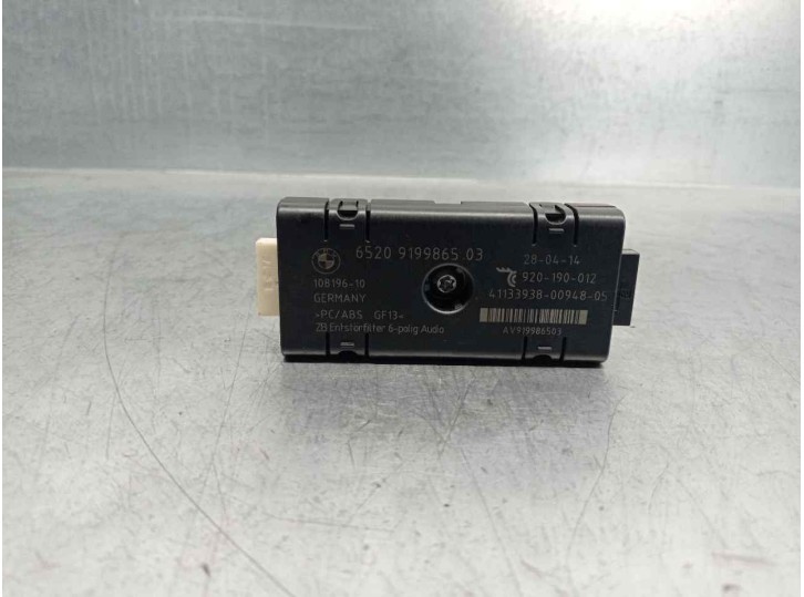 Recambio de antena para bmw serie 5 gran turismo (f07) 2.0 turbodiesel referencia OEM IAM 6520919986503 