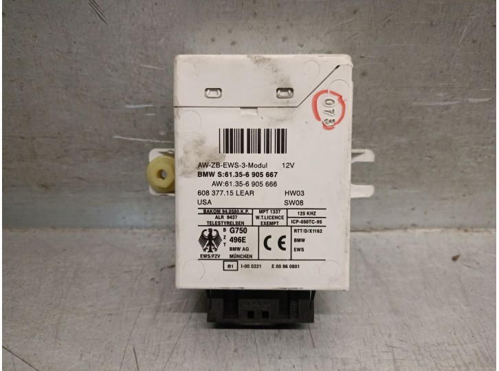 Recambio de centralita inmovilizador para bmw serie 3 compact (e46) 1.8 16v referencia OEM IAM 61356905667 
