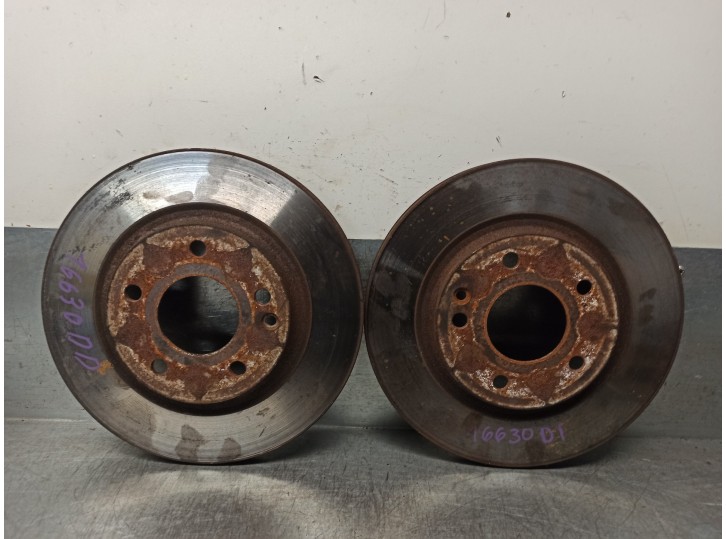 Recambio de disco freno delantero para mercedes-benz clase a (w168) 1.9 cat referencia OEM IAM A1684210612  