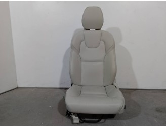 Recambio de asiento delantero izquierdo para volvo xc60 referencia OEM IAM 32367558 CUERO BEIGE CON COSTURA EN BLANCO 5 PUERTAS