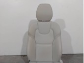 Replacement front left seat for Volvo XC60 OEM IAM reference 32367558 BEIGE LEATHER WITH WHITE STITCHING 5 DOORS