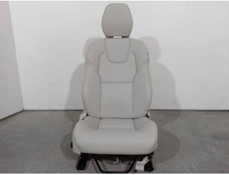Recambio de asiento delantero derecho para volvo xc60 referencia OEM IAM 32367558 CUERO BEIGE CON COSTURA EN BLANCO 5 PUERTAS