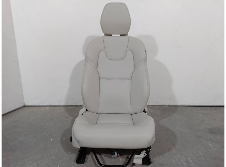 Replacement front right seat for volvo xc60 OEM IAM reference 32367558 BEIGE LEATHER WITH WHITE STITCHING 5 DOORS