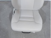 Replacement front right seat for Volvo XC60 OEM IAM reference 32367558 BEIGE LEATHER WITH WHITE STITCHING 5 DOORS