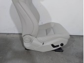 Replacement front right seat for Volvo XC60 OEM IAM reference 32367558 BEIGE LEATHER WITH WHITE STITCHING 5 DOORS