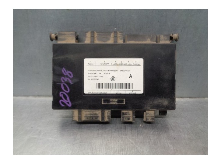 Recambio de modulo electronico para jeep commander 3.0 crd cat referencia OEM IAM 04602796AC 86390B 