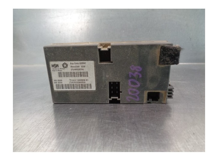 Recambio de modulo electronico para jeep commander 3.0 crd cat referencia OEM IAM 04602327AJ 00005658 