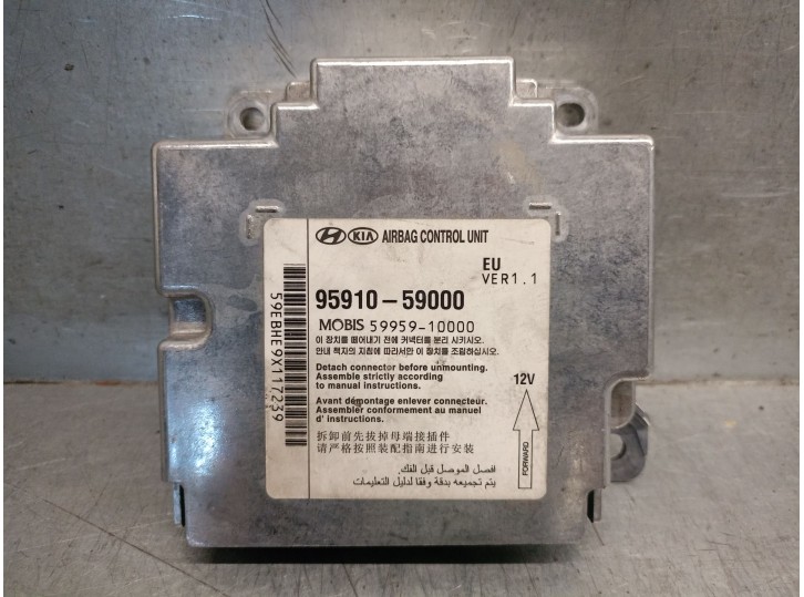 Recambio de centralita airbag para hyundai h350 furgoneta 2.5 crdi referencia OEM IAM 959105900 