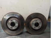 Replacement front brake disc for Audi A6 Allroad Quattro (4FH) 3.0 V6 24V TDI OEM IAM reference 