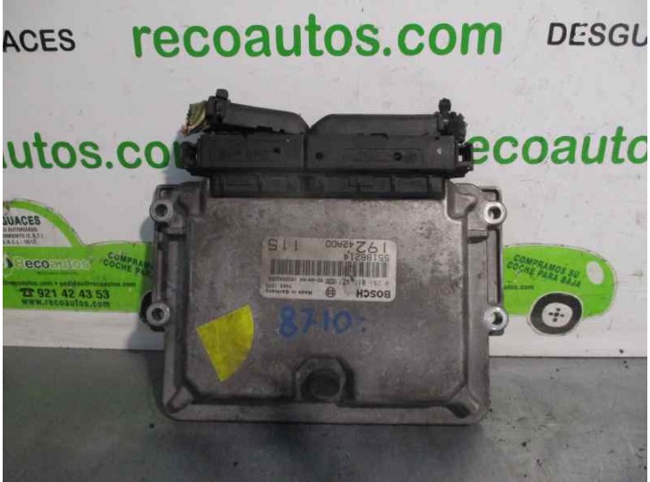 Replacement engine ECU for Fiat Stilo (192) 1.9 JTD cat OEM IAM reference 55188214 0281011421 BOSCH