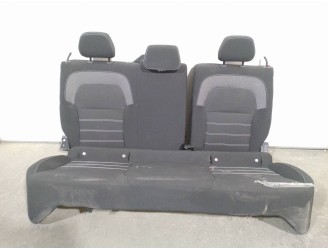 Recambio de asientos traseros para dacia sandero iii 1.0 tce 90 referencia OEM IAM 886202323R TELA NEGRA CON COSTURA EN BLANCO 5