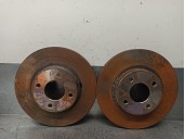 Replacement front brake disc for Nissan Note 1.5 dCi Turbodiesel CAT OEM IAM reference 402061HA0A 
