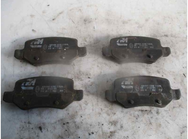 Recambio de pastillas de freno para mercedes-benz clase a (w168) 190 (168.032) referencia OEM IAM   TRASERAS