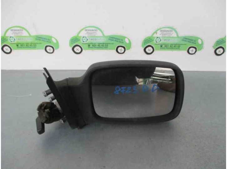 Replacement right wing mirror for Ford Escort Saloon 1.6 CAT-U OEM IAM reference 1044256 BLACK MANUAL