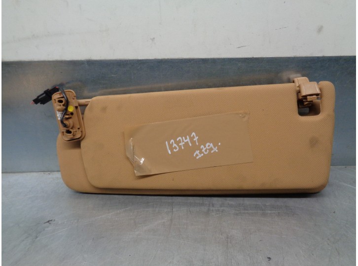 Recambio de parasol izquierdo para porsche cayenne (typ 9pa) s referencia OEM IAM 95573113503 7L5857551M 