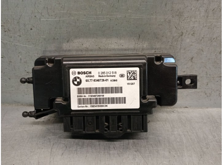 Recambio de centralita airbag para bmw 1 (f20) 118 d referencia OEM IAM 65779348726  0285012518 BOSCH