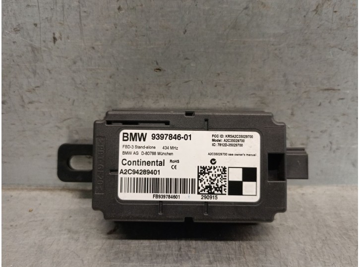 Recambio de antena para bmw 1 (f20) 118 d referencia OEM IAM 9397846 A2C94289401 CONTINENTAL