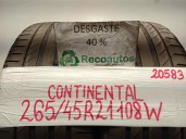 Recambio de neumatico continental para infiniti fx 3.7 v6 cat referencia OEM IAM 26545R21108W CONTINENTAL CONTISPORTCONTACT 5