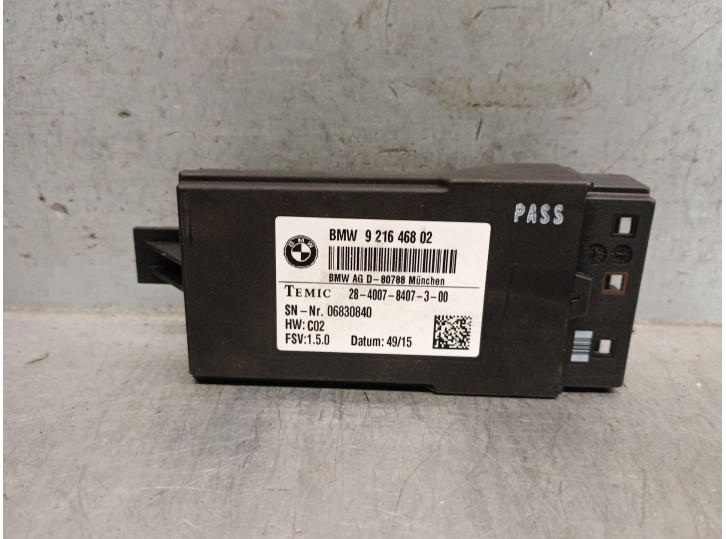 Recambio de modulo electronico para bmw 1 (f20) 118 d referencia OEM IAM 921646802  2840078407300 TEMIC