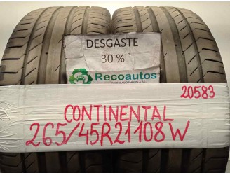 Recambio de neumatico continental para infiniti fx 3.7 v6 cat referencia OEM IAM 26545R21108W CONTINENTAL CONTISPORTCONTACT 5