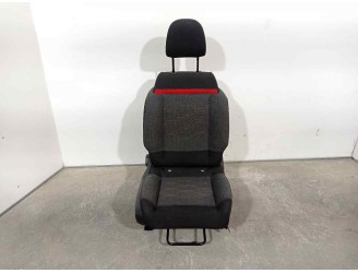 Recambio de asiento delantero derecho para citroën c3 iii (sx) 1.2 vti 82 referencia OEM IAM 4739359 TELA GRIS Y NEGRA 5 PUERTAS