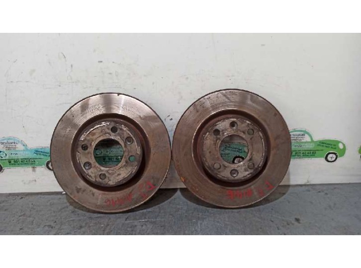 Recambio de disco freno delantero para nissan kubistar (x76) 1.5 dci turbodiesel cat referencia OEM IAM 