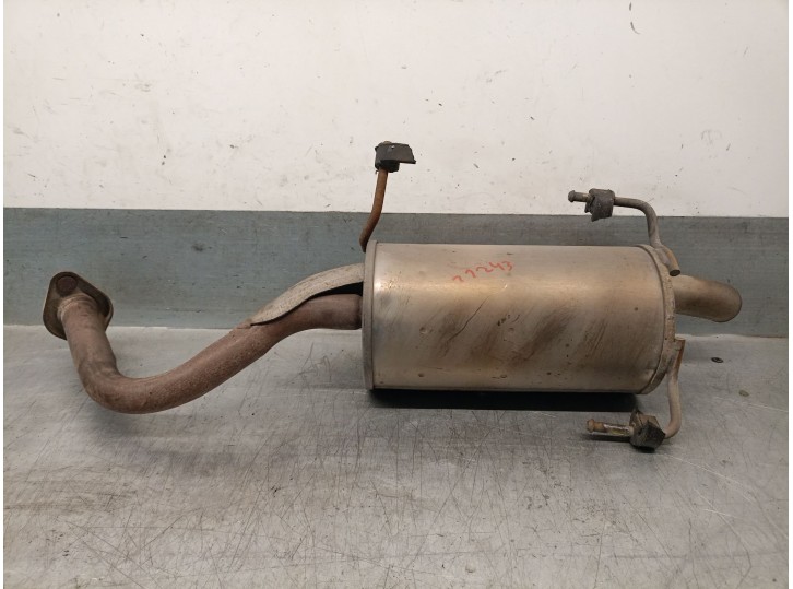 Recambio de tubo escape trasero para nissan micra ii (k11) 1.0 i 16v referencia OEM IAM 201005F600 201005F601 