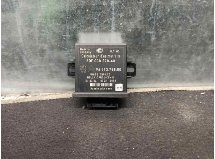 Replacement light control unit for Peugeot 407 Coupé 2.7 HDi FAP cat (UHZ / DT17TED4) OEM IAM reference 9651378880 5DF00827840 H