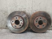 Replacement front brake disc for Chevrolet Aveo sedan LTZ OEM IAM reference 13502824 