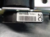 Recambio de cinturon seguridad trasero central para citroën c3 picasso exclusive referencia OEM IAM 96817099XX  5 PUERTAS